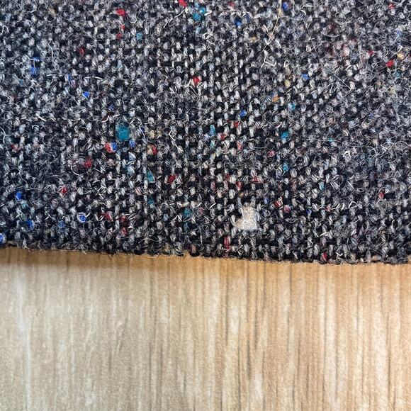 VTG Pendleton Virgin Wool Western Blazer 48L Gray Tweed Elbow Patches Suede Trim - Picture 11 of 11